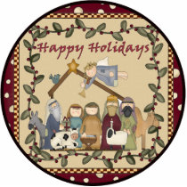 Blessed Nativity Ornament photo sculptures