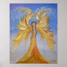 Blessed Seraphim Mother Angel Posters