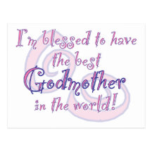 Blessed to have - Godmother Postcard