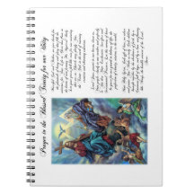 Blessed Trinity Prayer for Unity Notebook