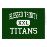 Blessed Trinity - Titans - Catholic - Roswell Greeting Cards