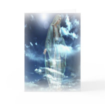Blessed Virgin Mary Card by Angels_Love_Gifts Blessed Virgin Mary Card
