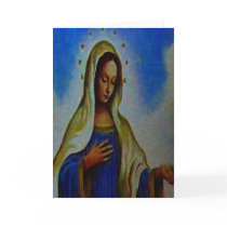 Blessed Virgin Mary Card by Angels_Love_Gifts Blessed Virgin Mary Card