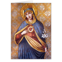 Blessed Virgin Mary Greeting card