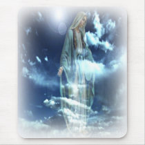 Blessed Virgin Mary Mousepad by Angels_Love_Gifts Blessed Virgin Mary Mousepad