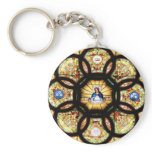 Blessed Virgin Mary Stained Glass keychains