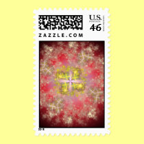Blessed Yule Postage stamps
