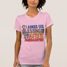 Blessing 5 GRANDDAUGHTERS Autism T-Shirts & Appare