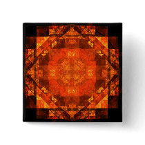 Blessing Abstract Art Button (square)