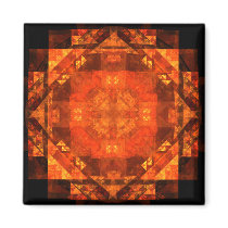 Blessing Abstract Art Square Magnet