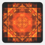 Blessing Abstract Art Square Sticker