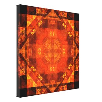 Blessing Abstract Art Wrapped Canvas Print wrappedcanvas