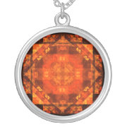 Blessing Abstract Silver Necklace necklace