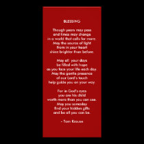 Blessing for Teens rack cards