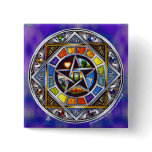 Blessing of Elements Square Button
