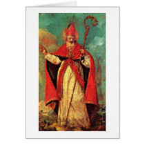 Blessing Of St. Nicholas By Francesco Guardi cards
