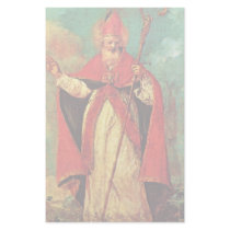 Blessing Of St. Nicholas By Guardi Francesco Stationery Paper