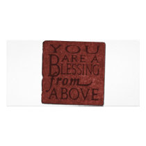 Blessing photo cards by WeddingWorks Blessing photo cards