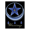 Blessing Symbol & Pentagram Card