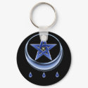 Blessing Symbol & Pentagram Keychain