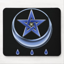 Blessing Symbol & Pentagram Mousepad