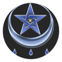 Blessing Symbol & Pentagram Sticker by pentagramstar Blessing Symbol & Pentagram Sticker