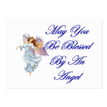 Blessings Card - May You Be Blessed By An Angel business cards by DesignsbyMel Blessings Card - May You Be Blessed By An Angel business cards