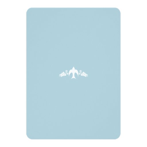 Blessings for Baby Boy Christening Invitation
