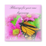 Blessings for your new beginning magnet