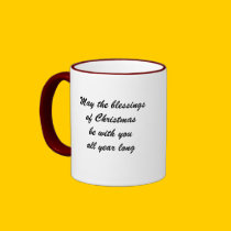 Blessings of Christmas mug by Emazevedo Blessings of Christmas mug