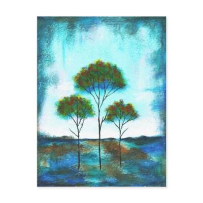Blessings Postcard From Original Artwork by Itayasdesigns
