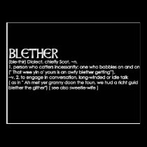Blether postcards