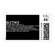 Blether postage