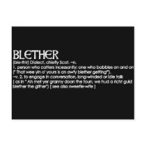 Blether postcards by karabunda Blether postcards
