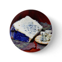 Bleu Dauvergne Cheese Pinback Buttons