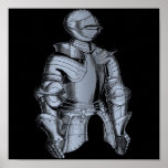 Bleu Knight Print