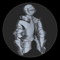 Bleu Knight Sticker stickers