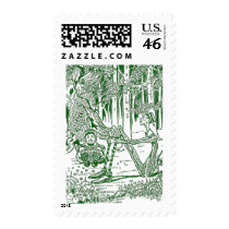 Blib and Blob Sit in the Woods Stamp