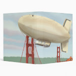 Blimp Airship 3 Ring Binders