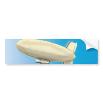 Blimp Airship Bumper Stickers