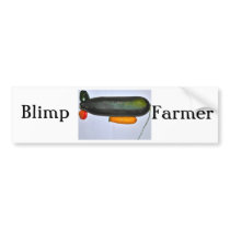 Blimp Farmer Bumper Sticker