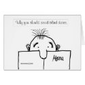 Blind Date Blues - Card card