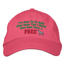 Blind Dates Embroidered Hat embroidered hats