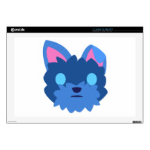 Blind Dog Decal For 17" Laptop
