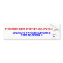 BLIND LEADING THE BLIND bumper stickers
