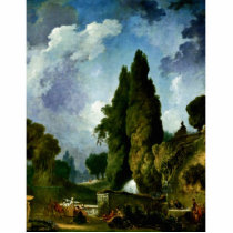 Blind Man'S Buff By Fragonard, Jean-Honoré (Best Q Acrylic Cut Outs
