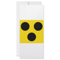 blind sign rack cards