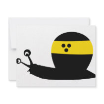 blind snail icon invitations