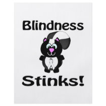 Blindness Stinks Skunk Awareness Design Flyer