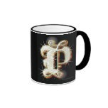Bling alphabet P Mugs